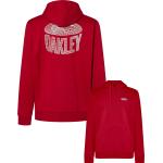 Rote Streetwear Oakley Herrensweatshirts mit Kapuze Größe XL für den für den Herbst 