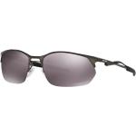 Silberne Oakley Rechteckige Sonnenbrillen polarisiert aus Metall für Herren 