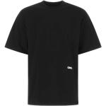 Oamc, Schwarzes Baumwoll übergroße T-Shirt Black, Herren, Größe: S
