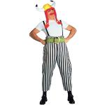 Bunte Asterix & Obelix Obelix Maxi Karnevalshosen & Faschingshosen aus Polyester für Herren Größe M 