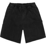 Schwarze OBEY Nachhaltige Jeans-Shorts aus Denim für Herren Größe XL 