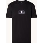 Obey Eyes T-Shirt mit Logoprint S Schwarz