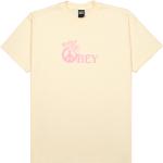 Obey Peace Angel T-Shirt Gelb - 166913039E M