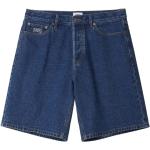 Reduzierte Blaue OBEY Nachhaltige Baggy-Shorts aus Baumwolle für Herren für den für den Sommer 