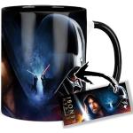 Obi-Wan Kenobi Ewan Mcgregor Darth Vader Star Tasse Wars Tasse Innen & Henkel Schwarz Keramikbecher Mug