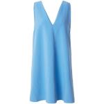 Reduzierte Hellblaue Unifarbene Ärmellose Object Mini Minikleider & kurze Kleider für Damen Größe XS 