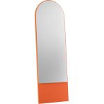 Orange Minimalistische Objekte Unserer Tage Rechteckige Standspiegel aus Holz 