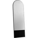 Objekte unserer Tage - FRIEDRICH 21 Standspiegel - schwarz, rechteckig, Glas,Holz - 59x185x3 cm (F2M003) (503)