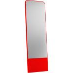 Rote Minimalistische Objekte Unserer Tage Rechteckige Standspiegel aus Glas 
