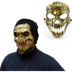 Silberne Skelett-Masken & Totenkopf-Masken Einheitsgröße 