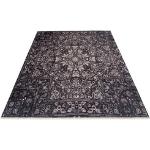 Teppich OBSESSION "My Azteca 550" Teppiche grau Esszimmerteppiche Kurzflor, Orient-Optik, mit Fransen, In- und Outdoor geeignet
