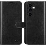 Schwarze Samsung Galaxy A55 Hüllen Art: Flip Cases mit Bildern aus Leder stoßfest 
