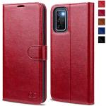 Reduzierte Rote Samsung Galaxy S20+ Cases Art: Flip Cases mit Bildern aus Leder 