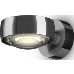 Silberne Occhio LED Wandlampen satiniert aus Chrom Energieklasse mit Energieklasse G 