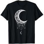 Schwarze Gothic T-Shirts mit Halloween-Motiv für Damen Größe S 