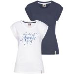 Reduzierte Marineblaue Kurzärmelige Ocean Sports Wear T-Shirts aus Jersey für Damen Größe XS 
