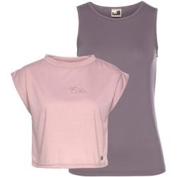 Ocean Sportswear Yoga & Relax Shirt »Soulwear - 2-tlg. Yoga Shirt & Top« (Set), rosa, Rose/Mauve (Set aus nachhaltigem Material)