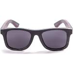 Schwarze OCEAN Sunglasses Sonnenbrillen polarisiert aus Bambus für Herren 