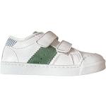 Ocra Sneaker Halbschuh Kinder Klett pflanz. geg. 193 Weiß Grün, Schuhgröße:EUR 32