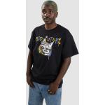 Reduzierte Schwarze Streetwear Katzen-Shirts mit Katzenmotiv aus Baumwolle für Herren Größe M 