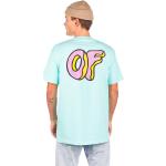 Reduzierte Blaue Batik Hip Hop T-Shirts mit Donut-Motiv aus Baumwolle für Herren Größe S für den für den Sommer 