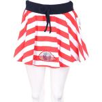 Odi et Amo Skirt Stripes Rhinestones S red white NEW