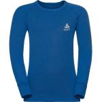 Blaue Langärmelige Odlo Energy langarm Unterhemden für Kinder aus Polyester Größe 92 