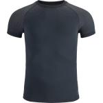 Schwarze Kurzärmelige Odlo Crew T-Shirts für Herren Größe XXL 