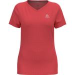 Reduzierte Rote Odlo T-Shirts für Damen Größe S 