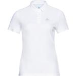 Reduzierte Weiße Odlo Damenpoloshirts & Damenpolohemden aus Polyester Größe S für den für den Sommer 