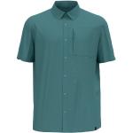 Türkise Odlo Outdoor-Hemden aus Polyester für Herren Größe M 