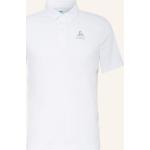 Weiße Odlo Herrenpoloshirts & Herrenpolohemden aus Polyester Größe 3 XL 