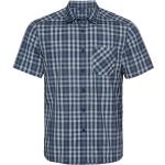 Reduzierte Dunkelblaue Karo Odlo Outdoor-Hemden aus Polyester für Herren Größe XL 
