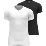 Reduzierte Weiße Kurzärmelige Odlo Kurzarm-Unterhemden für Herren Größe M 2-teilig 