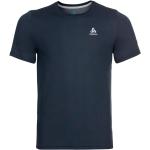 Reduzierte Saphirblaue Odlo Crew T-Shirts aus Polyester für Herren Größe S 