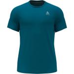 Reduzierte Blaue Odlo Crew T-Shirts aus Polyester für Herren Größe S 