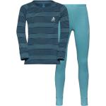 Odlo Kids Active Warm ECO Base Layer Set reef waters/blue wing teal