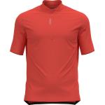 Kurzärmelige Odlo Collar T-Shirts aus Polyester für Herren Größe M 