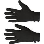 Schwarze Odlo Warm Handschuhe Größe XXS 