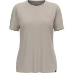 Reduzierte Silberne Melierte T-Shirts aus Polyester für Damen Größe S 