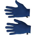 Blaue Odlo Warm Kinderhandschuhe aus Polyester für den für den Winter 