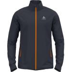 Odlo - Softshell Skilanglauf-Jacke - Jacket Brensholmen India Ink für Herren aus Softshell - Größe M - Grau