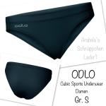 ODLO Sports Underwear CUBIC Briefs Light ebony grey/schwarz Damen Gr. S