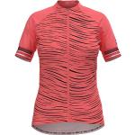 Odlo Damen Stand-up krave med fuld lynlås Zeroweight T Shirt, Siesta - Graphic Ss21, S EU