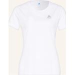 Weiße Odlo T-Shirts aus Polyester für Damen Größe S 