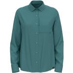 Türkise Odlo Outdoor-Hemden aus Polyester für Damen Größe L 
