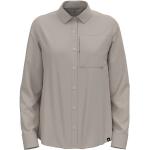 Graue Odlo Outdoor-Hemden aus Polyester für Damen Größe M 