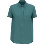 Türkise Odlo Outdoor-Hemden aus Polyester für Damen Größe S 