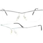 Silberne Brillenfassungen aus Metall für Damen 