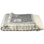 Beige Wolldecken & Plaids mit Schweden-Motiv aus Wolle schmutzabweisend 130x220 für den für den Winter 
